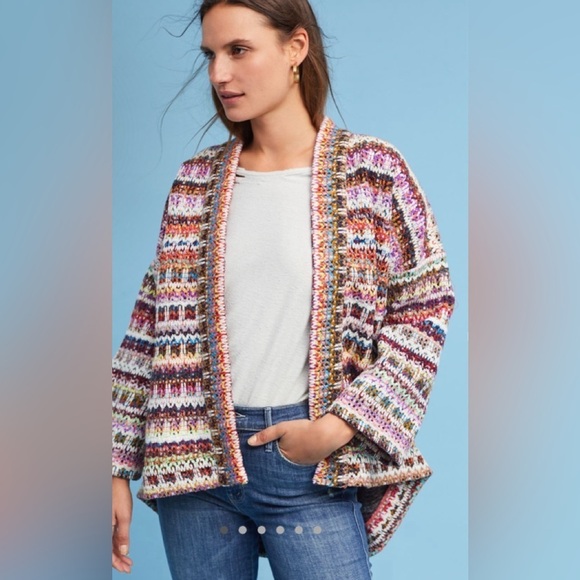 DRA Sweaters - Anthropologie dRA Yoko Kimono cardigan boho open front M